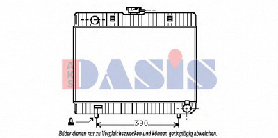 AKS DASIS 120270n -  Радиатор, охлаждение двигателя
